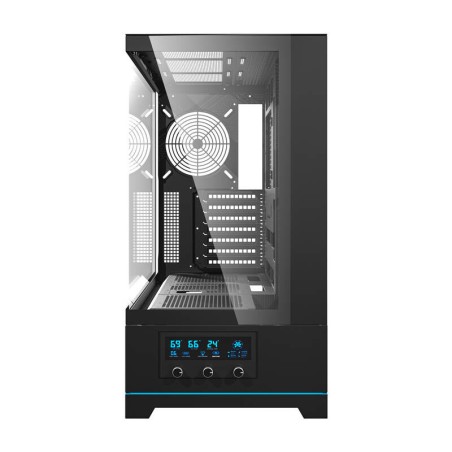 Darkflash DY451 arvutikorpus ilma ventilaatoriteta (must)
