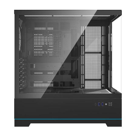 Darkflash DY451 arvutikorpus ilma ventilaatoriteta (must)