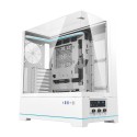 Darkflash DY450 ​​arvutikorpus ilma ventilaatoriteta (valge)