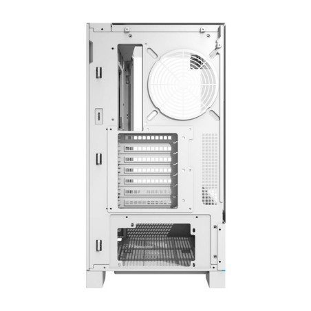 Darkflash DY450 ​​arvutikorpus ilma ventilaatoriteta (valge)
