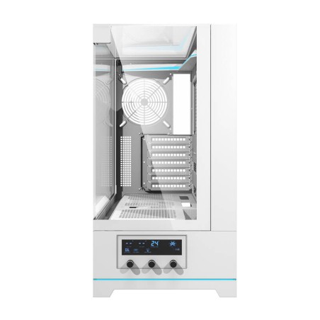 Darkflash DY450 ​​arvutikorpus ilma ventilaatoriteta (valge)