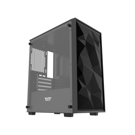 Darkflash M305 võrgust arvutikorpus ilma ventilaatoriteta (must)