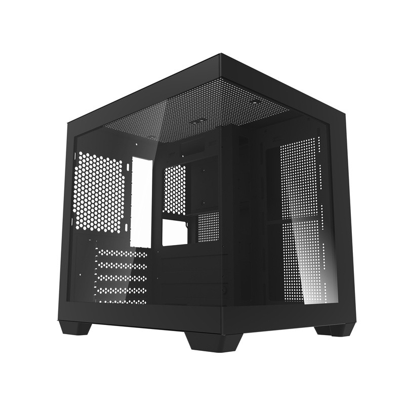 Darkflash C275P arvutikorpus ilma ventilaatoriteta (must)