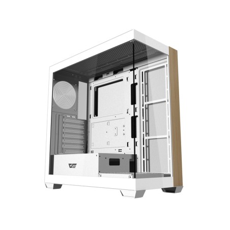 Darkflash DS900W arvutikorpus ilma ventilaatoriteta (valge)