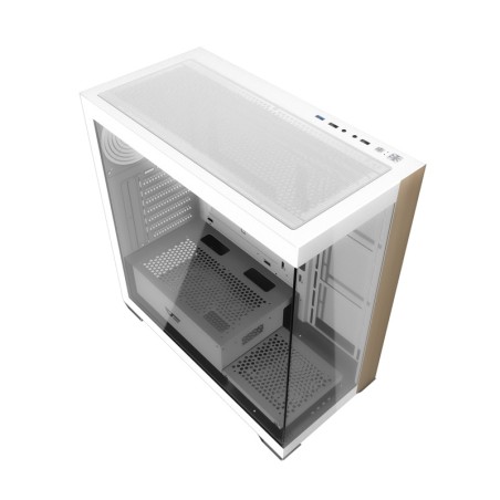 Darkflash DS900W arvutikorpus ilma ventilaatoriteta (valge)