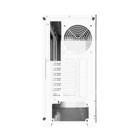 Darkflash DS900W arvutikorpus ilma ventilaatoriteta (valge)