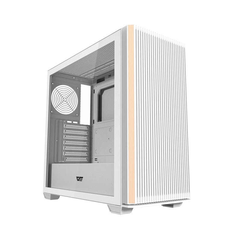 Darkflash DS900WS ATX arvutikorpus ilma ventilaatoriteta (valge)