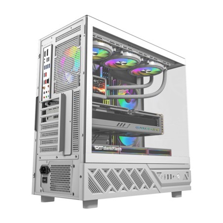 DarkFlash DS950 arvutikorpus (valge)