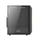 Darkflash DK151 LED arvuti korpus (must) + 3 RGB ventilaatorit