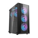Darkflash DK352 Plus arvutikorpus (must) + 4 RGB ventilaatorit