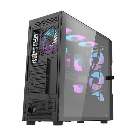 Darkflash DK431 Mesh arvutikorpus (must) + 4 ARGB ventilaatorit