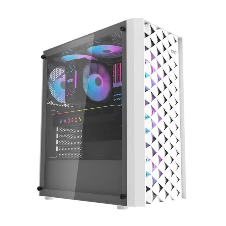 Darkflash DK351 arvuti korpus (valge) + 4 RGB ventilaatorit