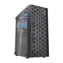 Darkflash DK351 arvutikorpus (must) + 4 RGB ventilaatorit
