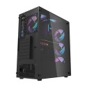 Darkflash DK351 arvutikorpus (must) + 4 RGB ventilaatorit