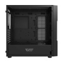 Darkflash DK431 Klaasist arvutikorpus (must) + 4 RGB ventilaatorit