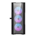 Darkflash DK431 Klaasist arvutikorpus (must) + 4 RGB ventilaatorit