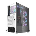 Darkflash DK352 Plus arvutikorpus (must-valge) + 4 ARGB ventilaatorit