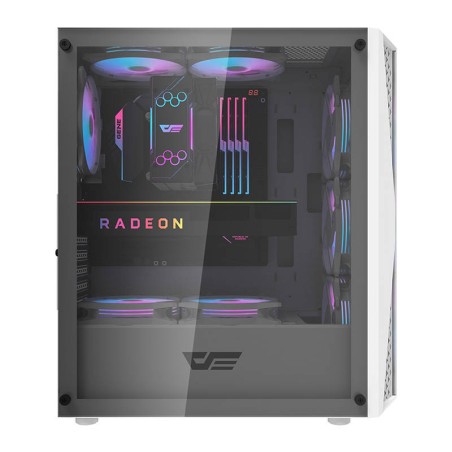 Darkflash DK352 Plus arvutikorpus (must-valge) + 4 ARGB ventilaatorit