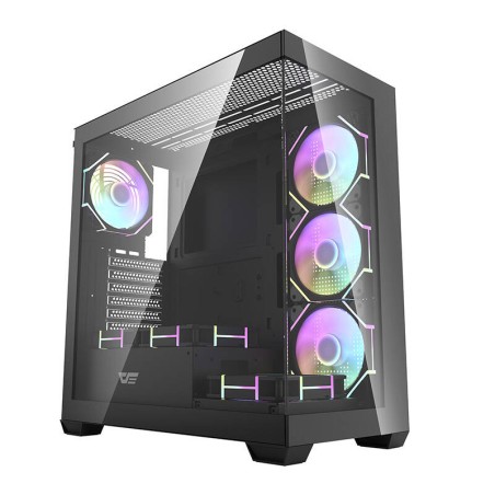 Darkflash DS900 arvuti korpus (must) + 7 ARGB ventilaatorit