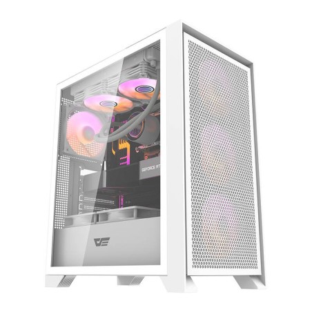 Darkflash DRX70 MESH arvutikorpus (valge) + 4 RGB ventilaatorit