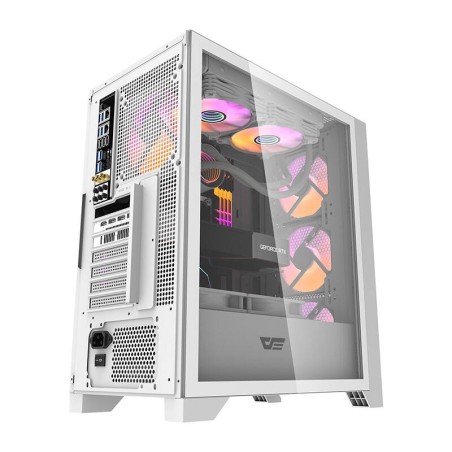 Darkflash DRX70 MESH arvutikorpus (valge) + 4 RGB ventilaatorit