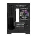 Darflash FT418 arvutikorpus + 6 aRGB ventilaatorit (must)