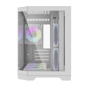 Darflash FT418 arvutikorpus + 6 aRGB ventilaatorit (valge)