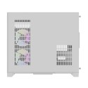 Darflash FT418 arvutikorpus + 6 aRGB ventilaatorit (valge)