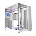 Darkflash TH285 arvuti korpus (valge) + 4 ventilaatorit