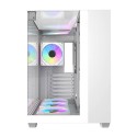Darkflash TH285 arvuti korpus (valge) + 4 ventilaatorit