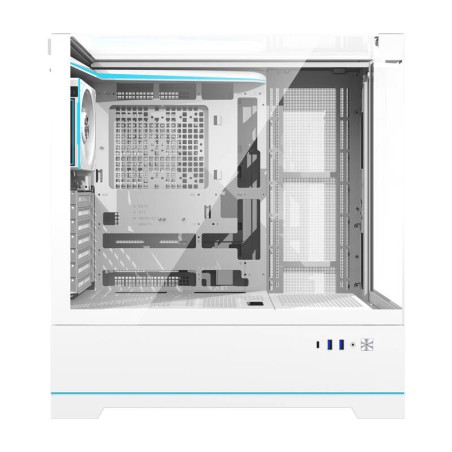 Darkflash DY450 ​​PRO arvuti korpus (valge) + 1 ventilaator