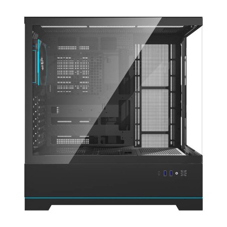 Darkflash DY451 PRO arvuti korpus (must) + 1 ventilaator