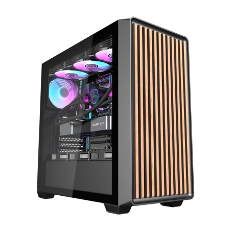 Darkflash DS900WD arvutikorpus (must) + 4 ventilaatorit