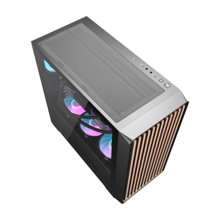 Darkflash DS900WD arvutikorpus (must) + 4 ventilaatorit