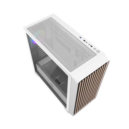 Darkflash DS900WD ATX arvutikorpus (valge) + 4 ventilaatorit
