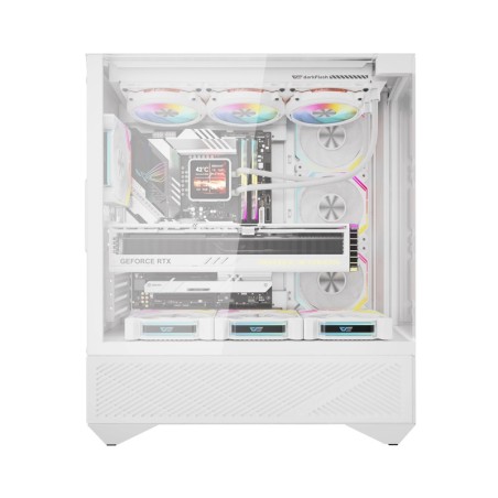 Darkflash DY460 arvutikorpus (valge) + 4 ARGB ventilaatorit
