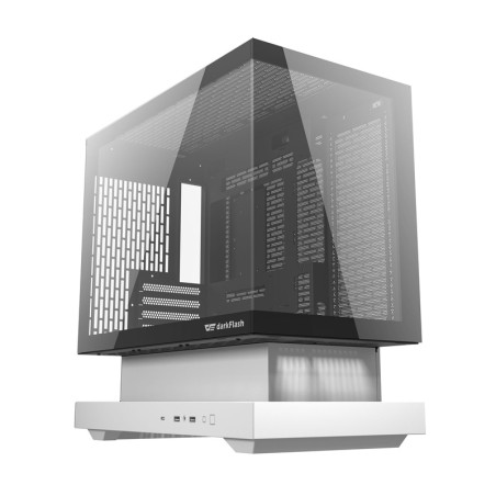 Darkflash F1 arvutikorpus (valge) + 6 ARGB ventilaatorit