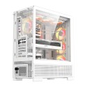 DarkFlash AIRNOVA arvuti korpus (valge) + 3 ventilaatorit