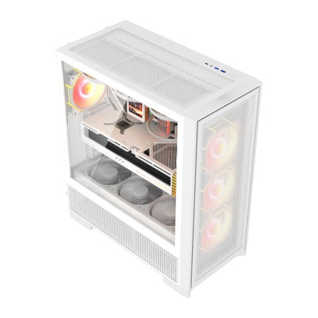 DarkFlash AIRNOVA arvuti korpus (valge) + 3 ventilaatorit