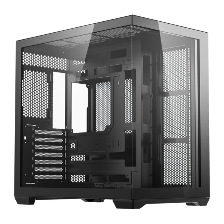 DarkFlash C280 arvutikorpus (must) + 7 ventilaatorit
