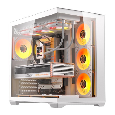 DarkFlash C280 arvuti korpus (valge) + 7 ventilaatorit
