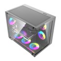 DarkFlash B275 PRO arvutikorpus (must) + 6 ventilaatorit