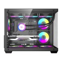 DarkFlash B275 PRO arvutikorpus (must) + 6 ventilaatorit