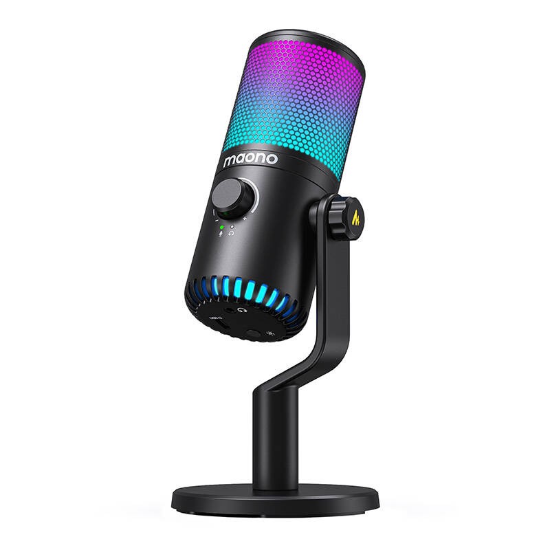 Mängumikrofon Maono DM30RGB (must)