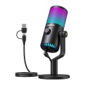 Mängumikrofon Maono DM30RGB (must)