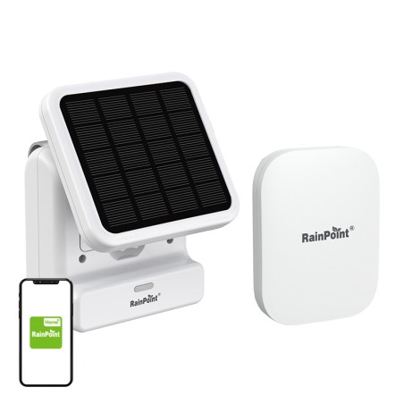 Nutikas päikeseenergia veepumba komplekt koos Gateway RainPointiga, rakendus