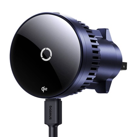 Baseus MagPro autokinnitus koos 15 W Qi2.0 induktiivse laadijaga (must)