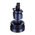 Baseus MagPro autokinnitus koos 15 W Qi2.0 induktiivse laadijaga (must)