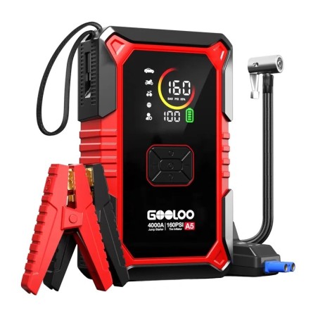 GOOLOO A5 kaks-ühes käivitusseade koos kompressoriga