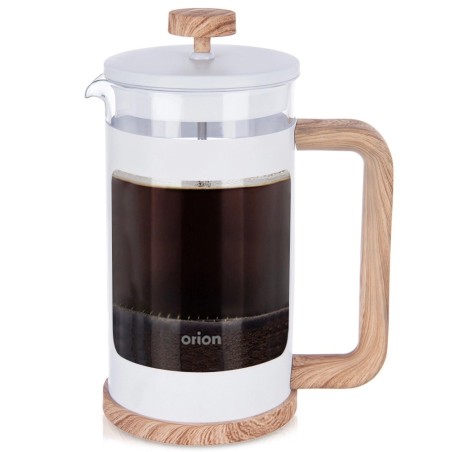 WHITELINE klaasist kolviga kohvi- ja teepruulija 650 ml